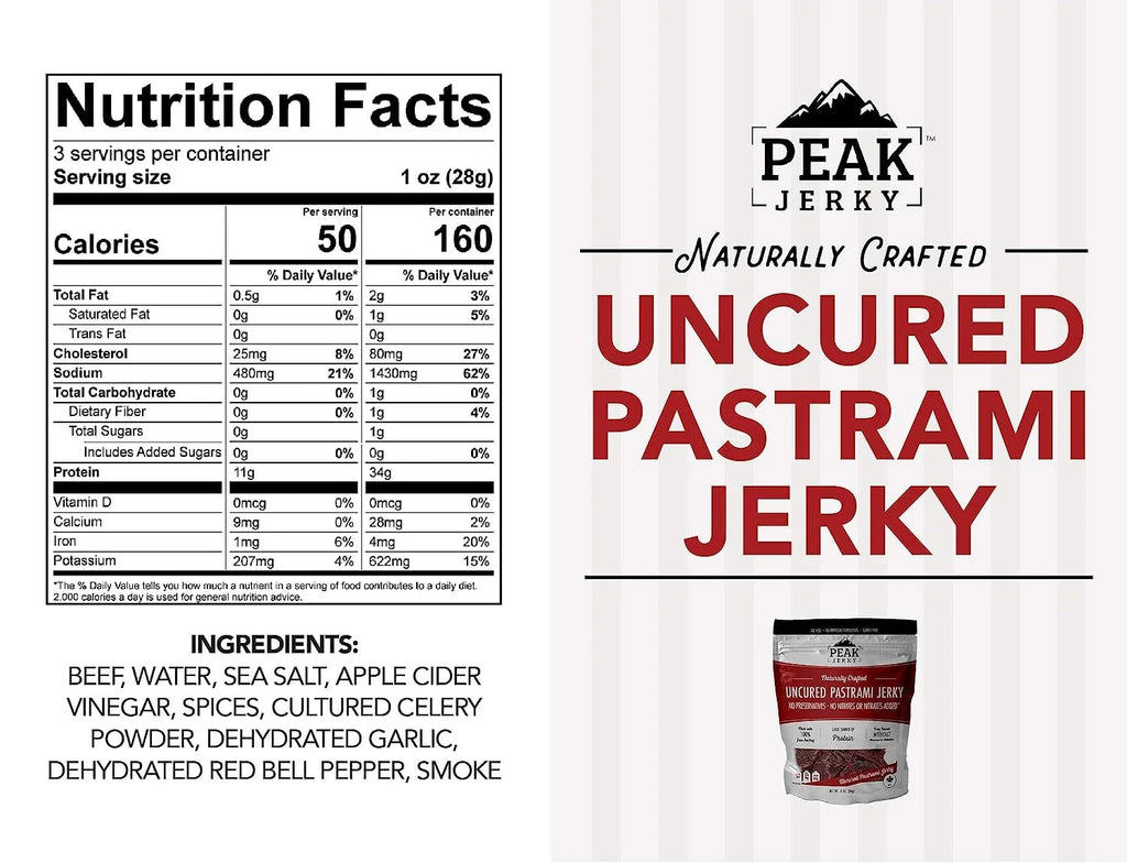 3 Pack Original Dill Hot Grass Fed Beef Jerky D536