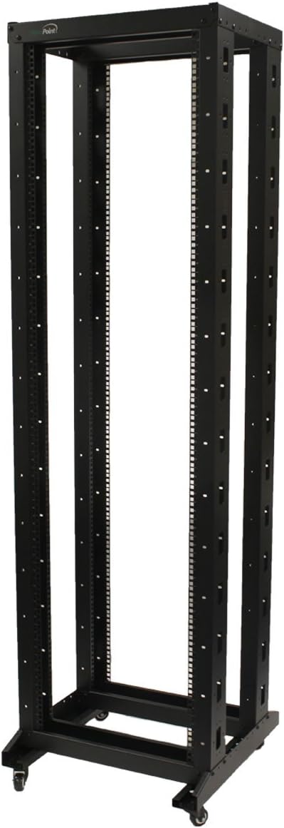 7ft 42U 4-Post Open Frame Server Rack with Casters W758507