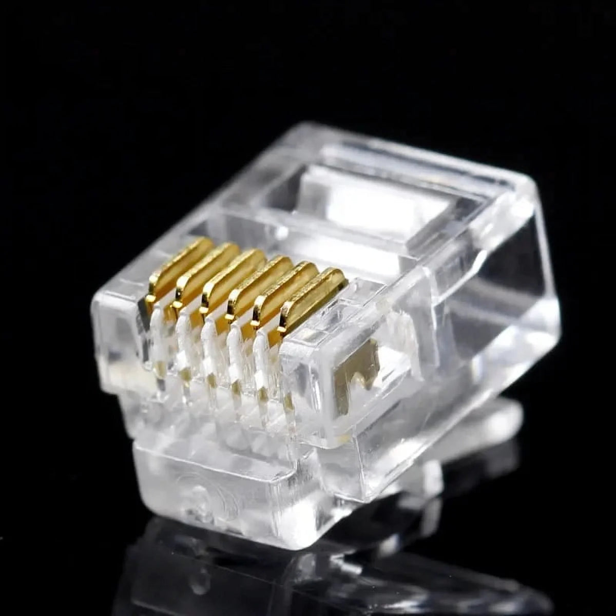 RJ12 6P6C Modular Plug 1000pcs Q60580