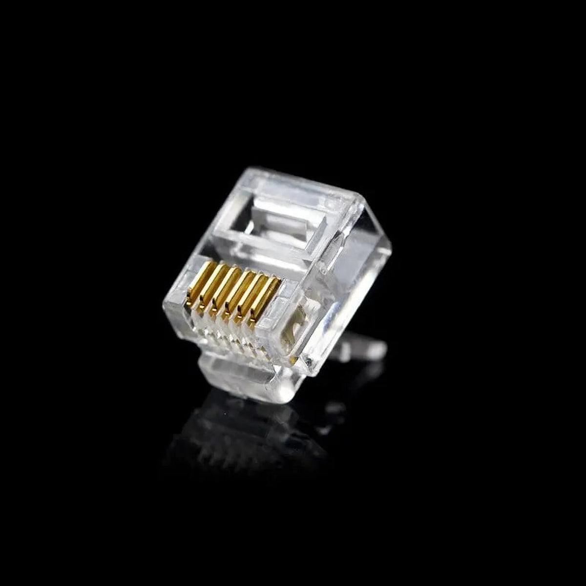 RJ12 6P6C Modular Plug 1000pcs Q60580