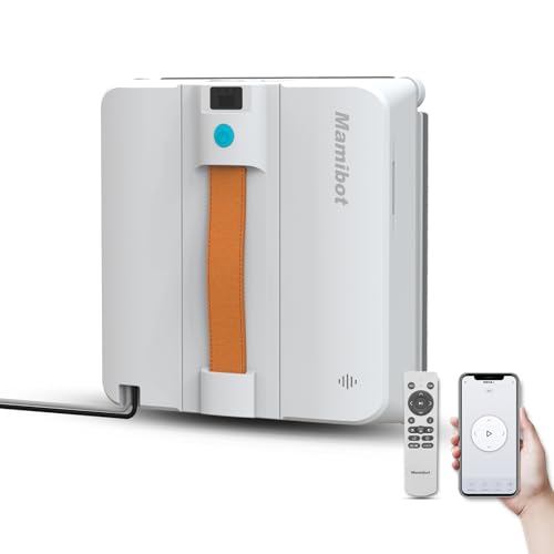 Window Cleaning Robot with 4 Spray Nozzles, 3200Pa Suction C158