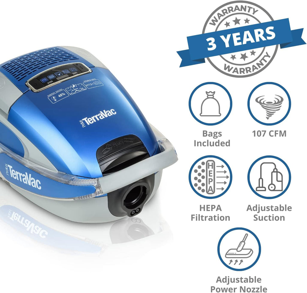 5 Speed Canister Vacuum Cleaner with HEPA Filtration I642653