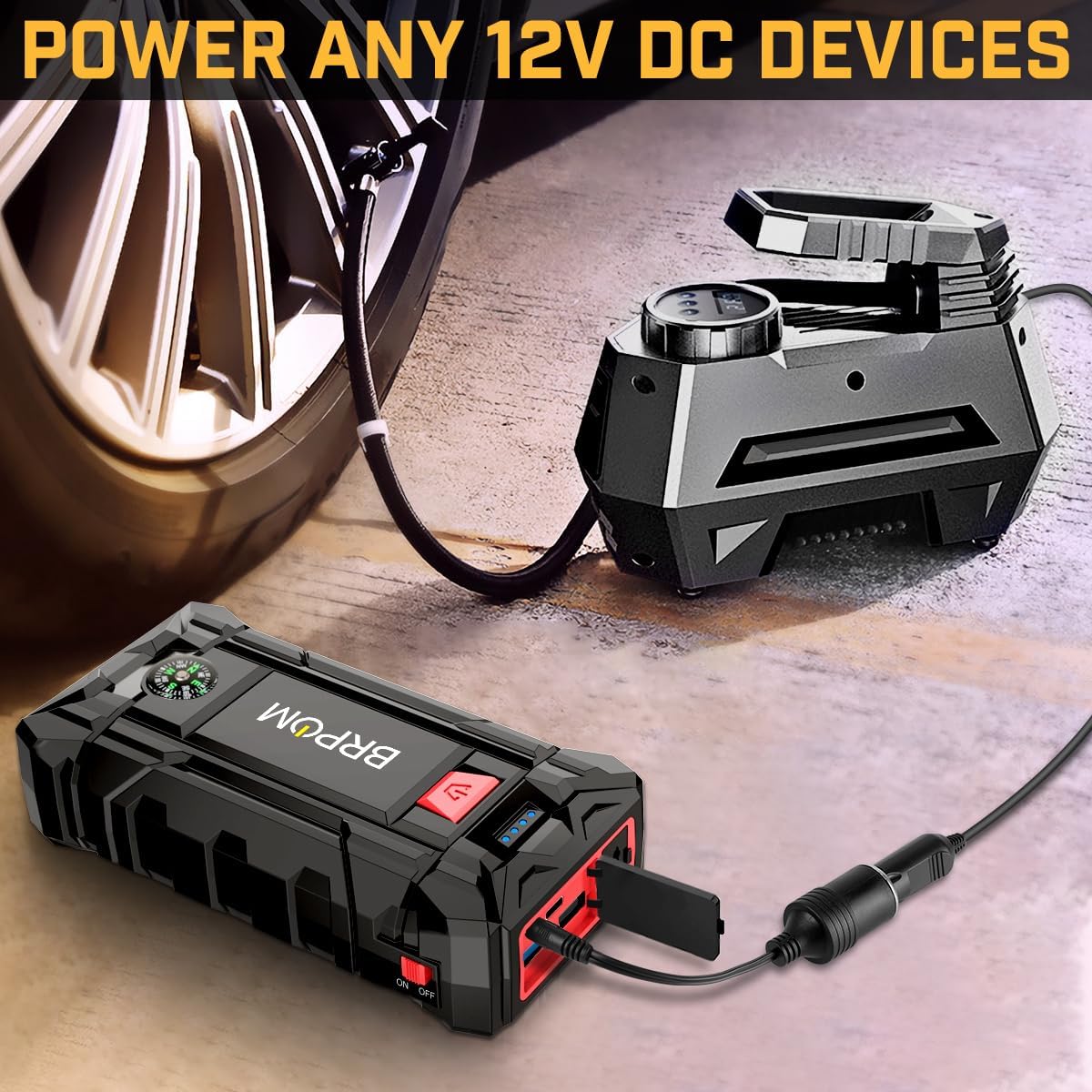 3000A Peak 26800mAh 12V Car Jump Starter X6300