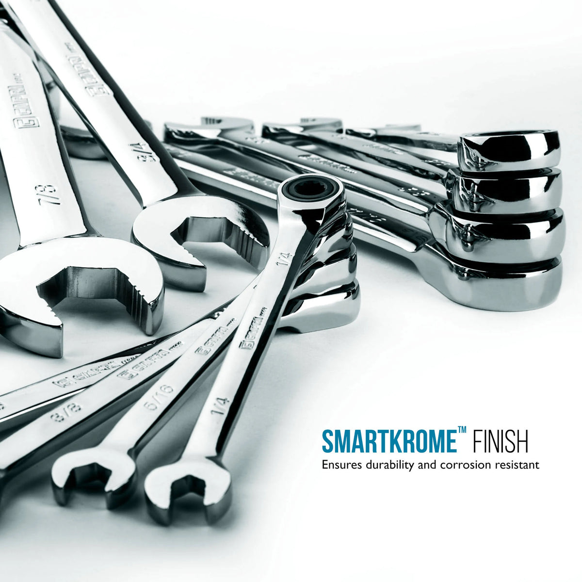 13-Piece SAE Ratcheting Wrench Set A440