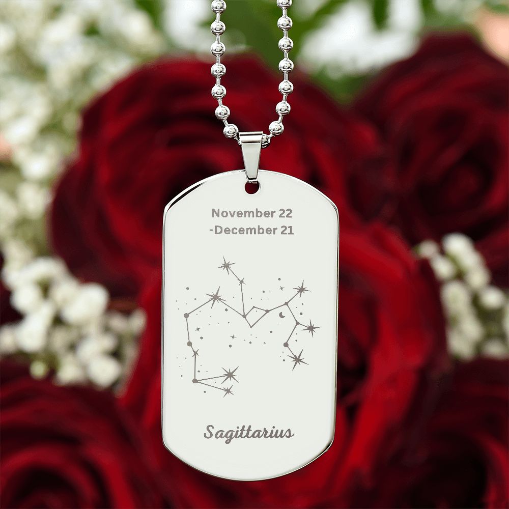 Dog Tag Necklace F9717