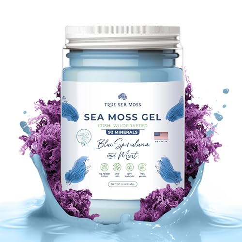 Wildcrafted Irish Sea Moss Gel Blue Spirulina M381