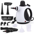 White Handheld Steam Cleaner with 10 Accessory Kit T185
