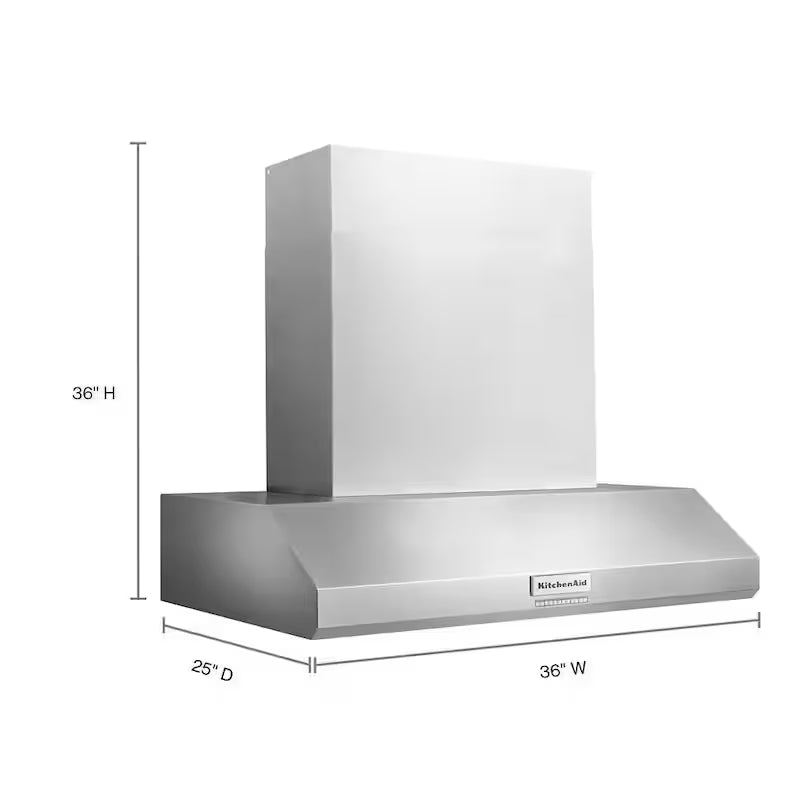 36 in. Stainless Steel Wall Mount Canopy Range Hood R23727