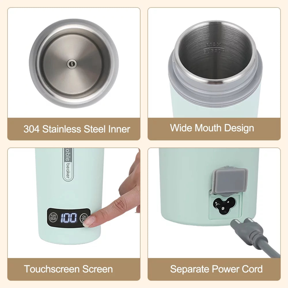 Portable Electric Kettle 350ml Stainless Steel E705