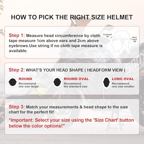 Modular Motorcycle Helmet Flip Up Full Face Dual Visor A42438