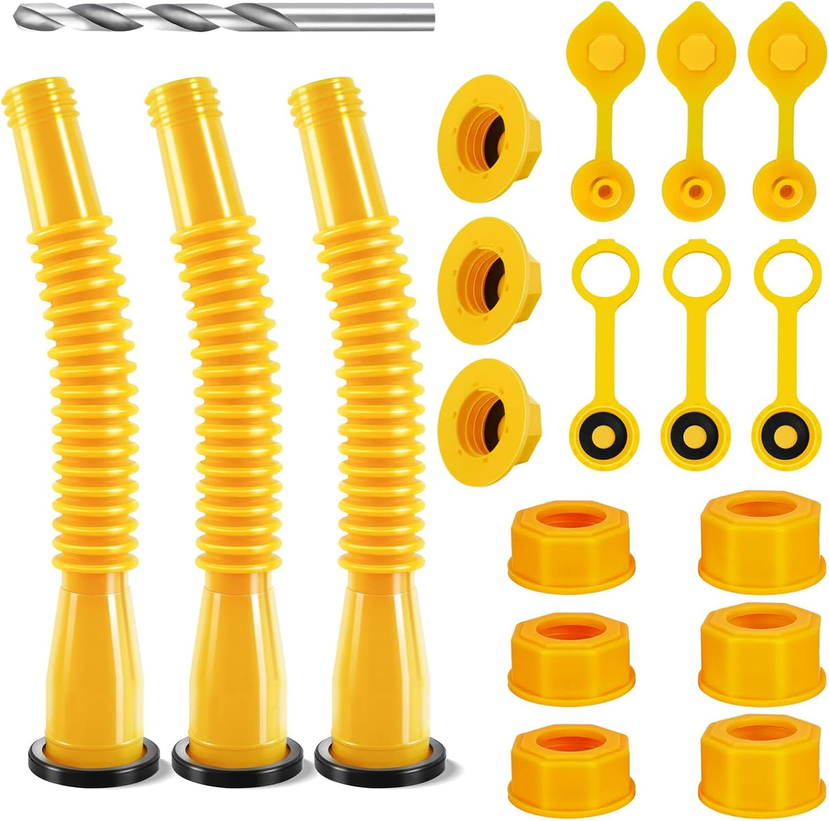 Anti-Spill Gas Can Nozzle Replacement with Flexible Nozzle V7718