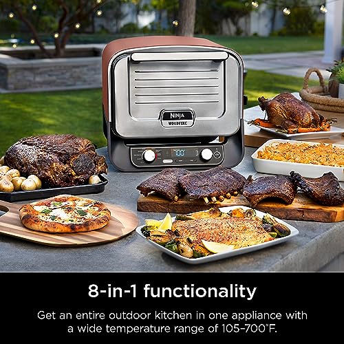 Terracotta Red 8-in-1 Outdoor Pizza Oven Z561