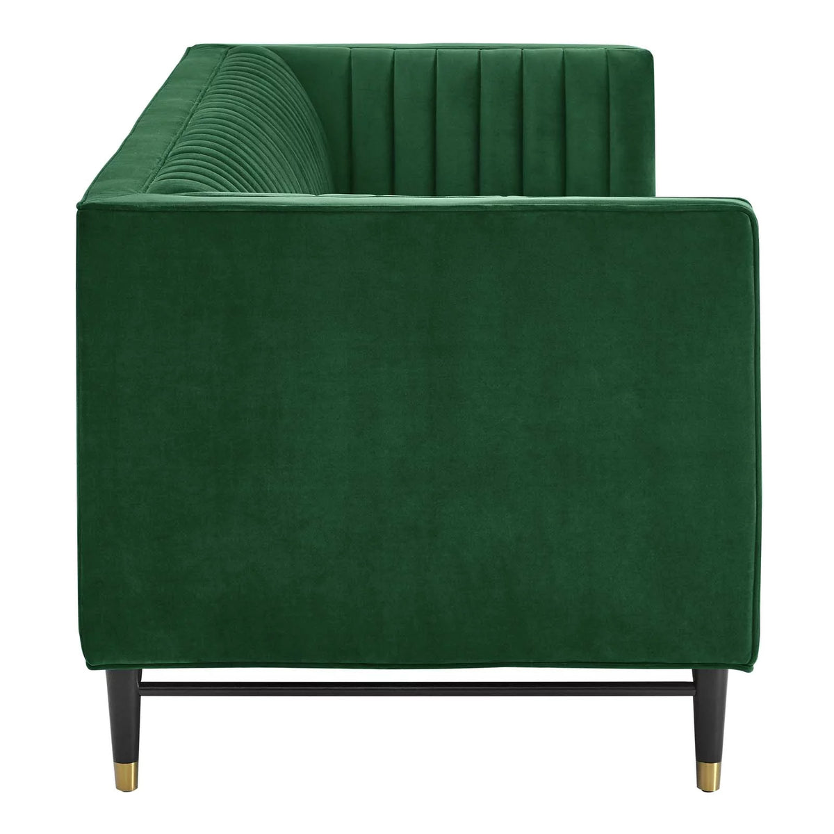 Emerald Channel Tufted Performance Velvet Sofa D734021