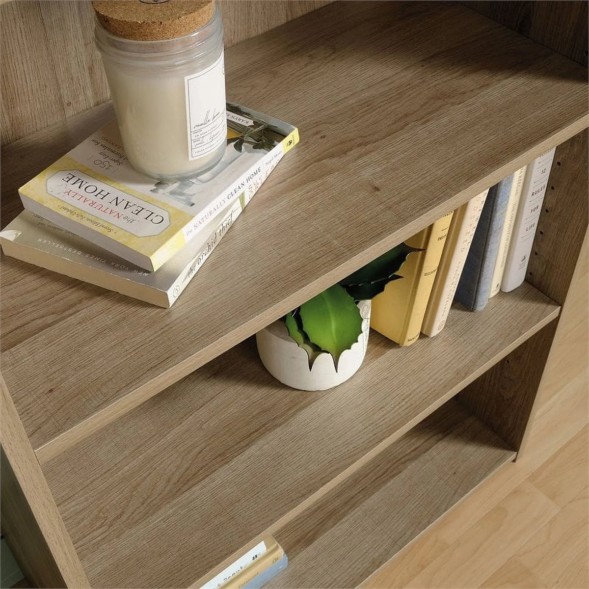 3 Shelf Soft White Bookcase C15454