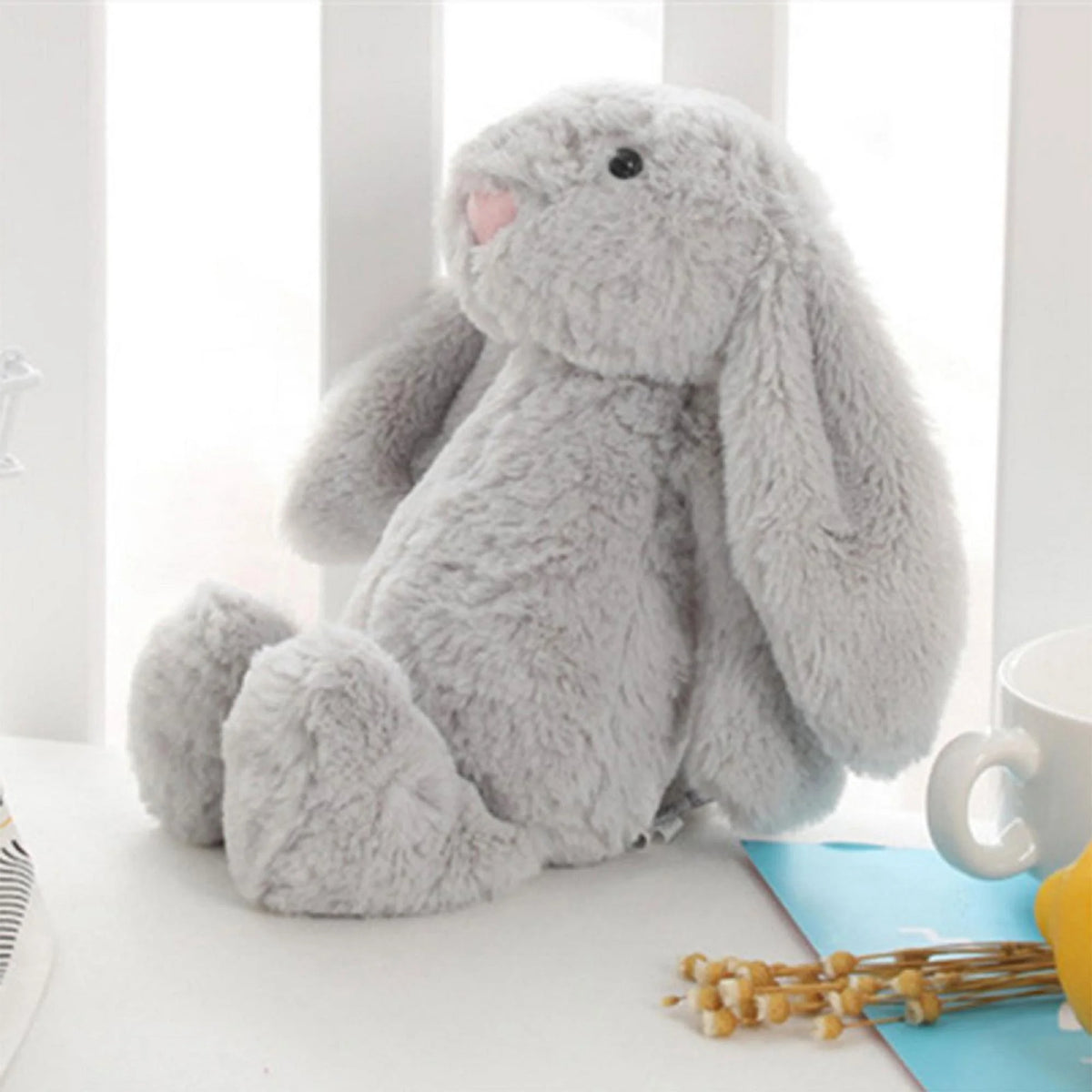 Soft Plush Bunnies Stuffed Animals Long Ear Bunny Rabbit Cartoon Toy Dolls T236498