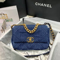 Denim Flap Bag J4165