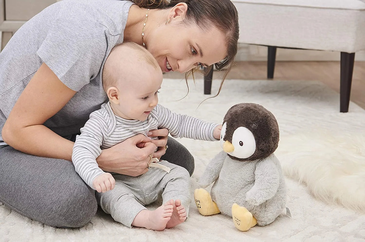 Black/White/Grey 12" Stuffed Animal Plush L2443