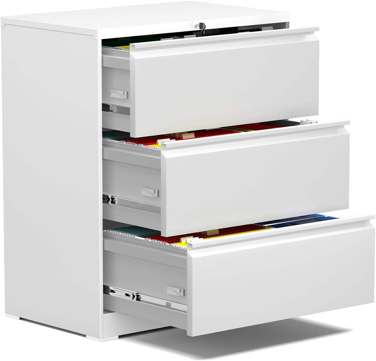 3 Drawer Metal File Cabinet with Lock F45956