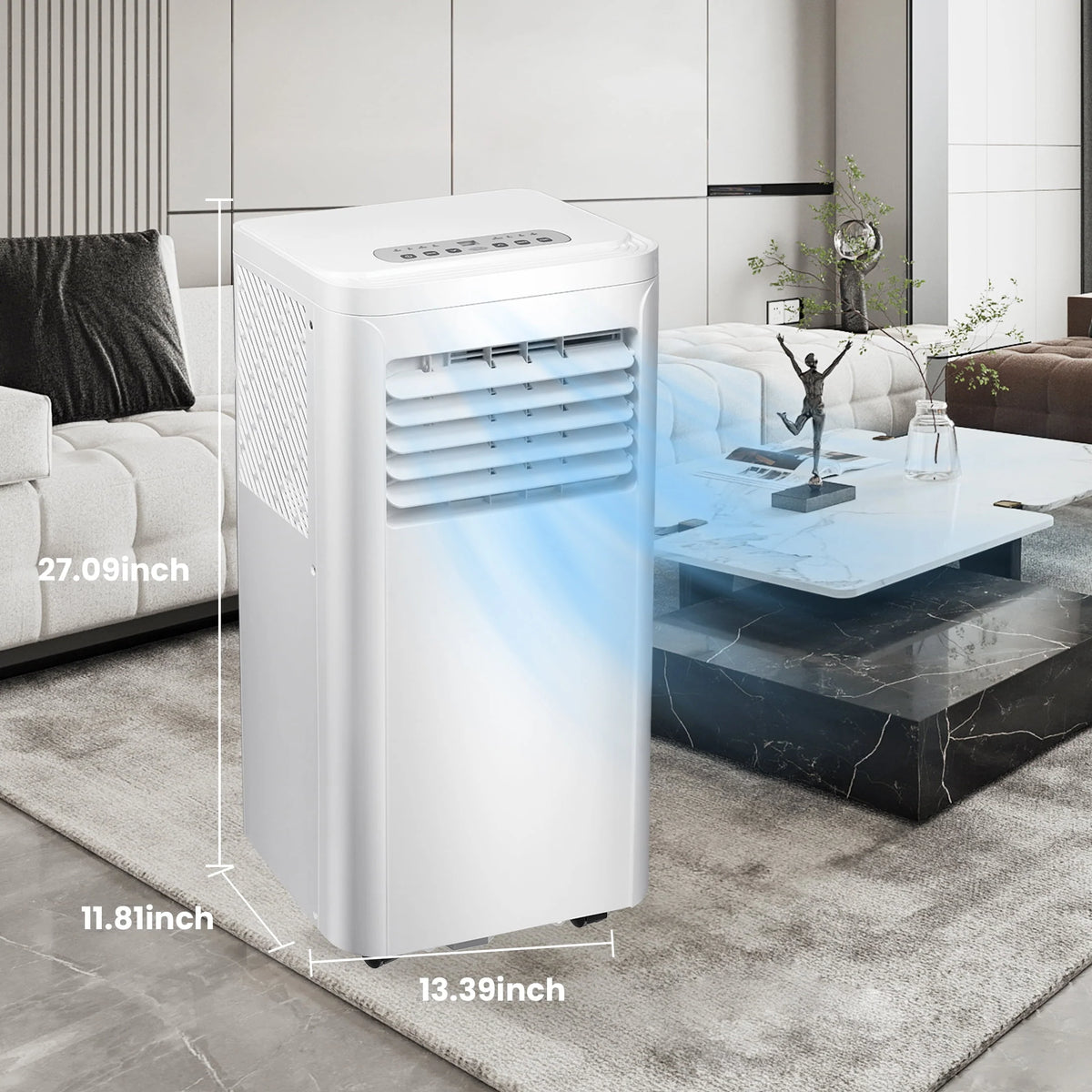 Portable Air Conditioner 5000BTU 3-in-1 White K71001