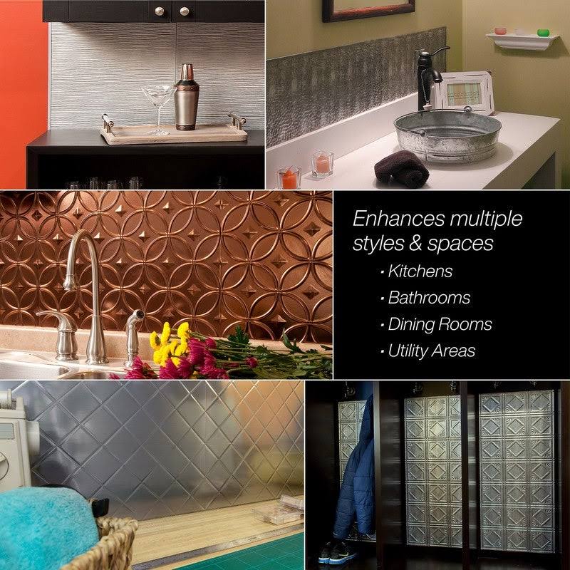 Matte White 15-square Foot Backsplash Kit J5189