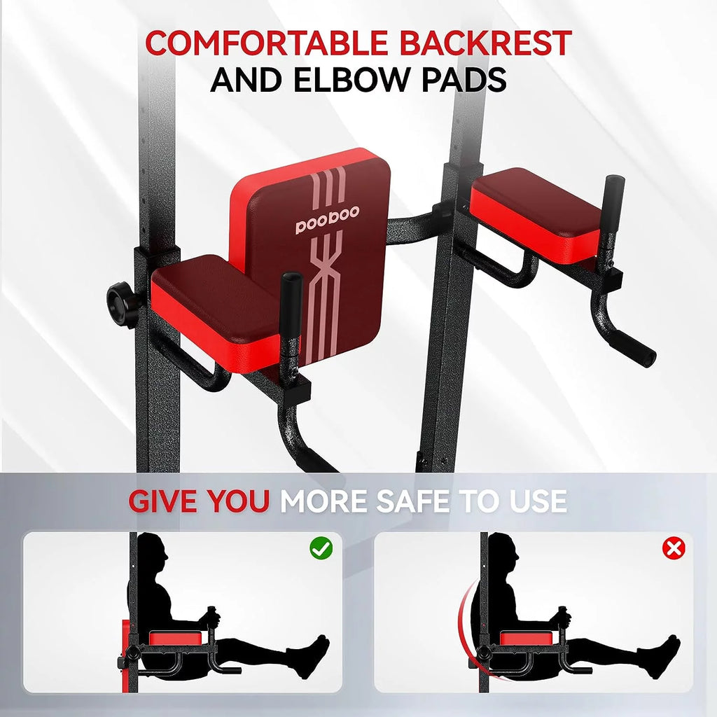 Multifunction Power Tower Dip Station Pull up Bar N8993