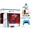 PlayStation 5 Slim Disc Console Bundle with Extra Starlight Blue Controller W1735