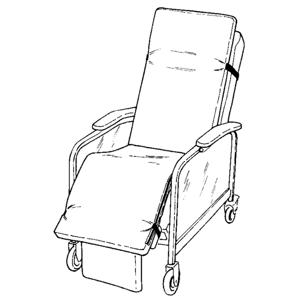 21 x 70 in. Chair Seat with Extended Leg Rest B8021
