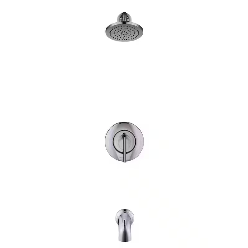 Single-Handle 1-Spray Tub and Shower Faucet 1.8 GPM Polished Nickel K540