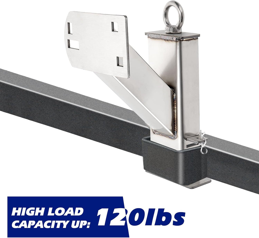 Stake Pocket Spare Tire Carrier Mount for 4, 5, 6 Lugs Trailer Wheels G843