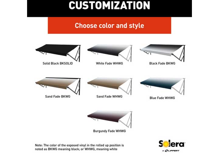 Solera Awning with White Weatherguard Y614994