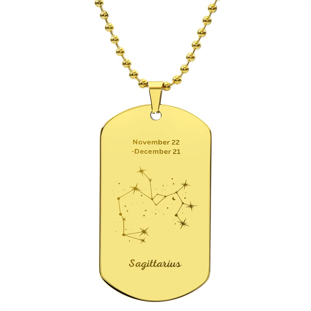 Dog Tag Necklace F9717