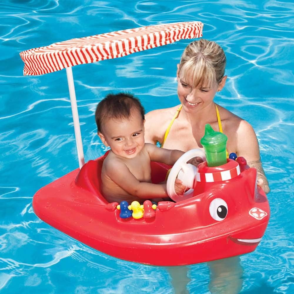 Plastic Baby Swimming Pool Float with Toys and Canopy B688
