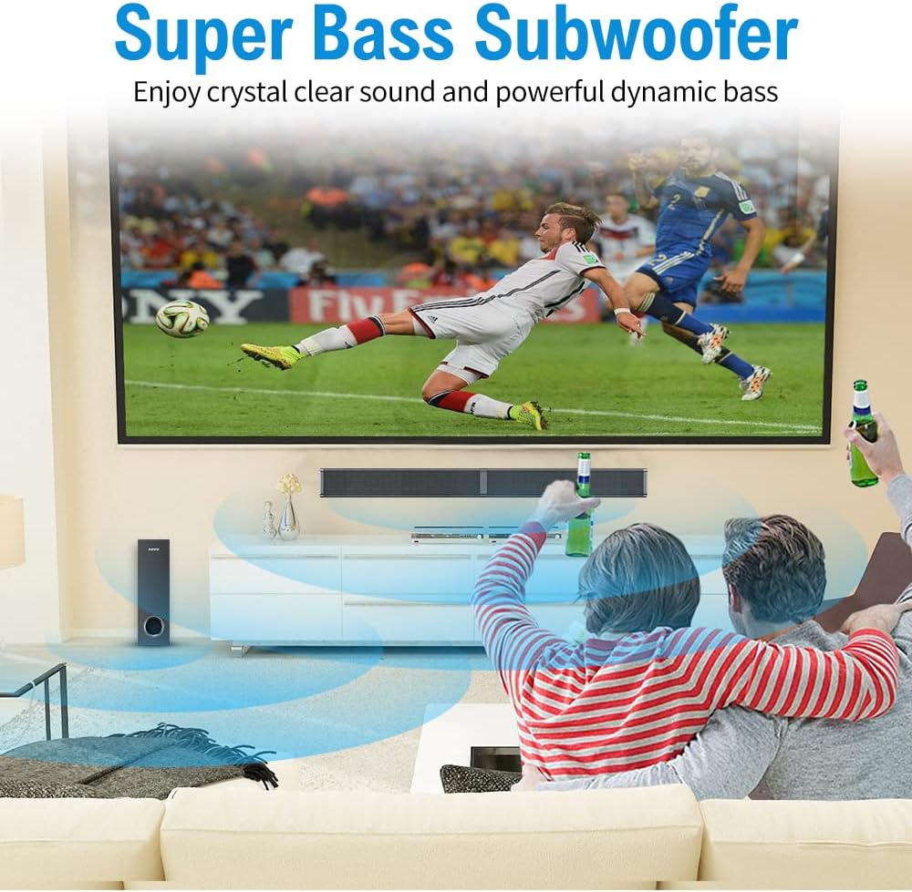 190W 2.1CH Sound Bar with Subwoofer U5934