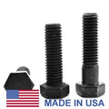 9/16 inch-18 x 5 inch Fine Thread Grade 8 Hex Cap Screw Alloy Steel Black Oxide Pk 25 F7566