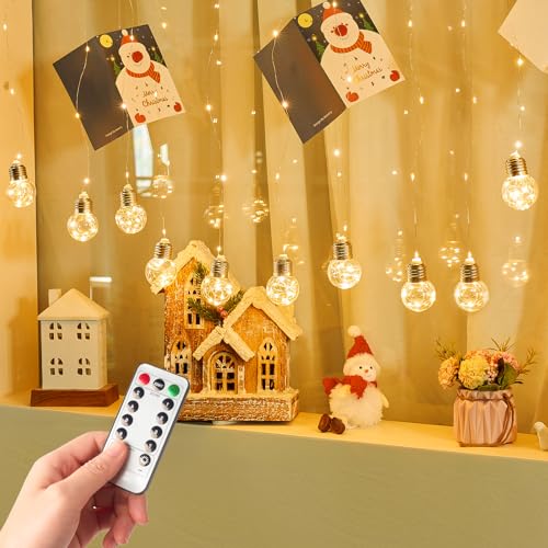 200 LED Warm White Curtain Fairy Lights C8917