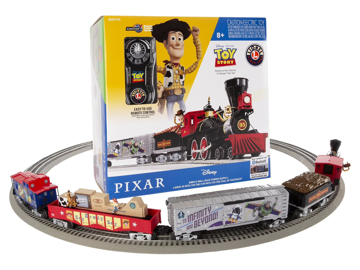 Electric O Gauge Model Train Set with Remote and Bluetooth Capability A807