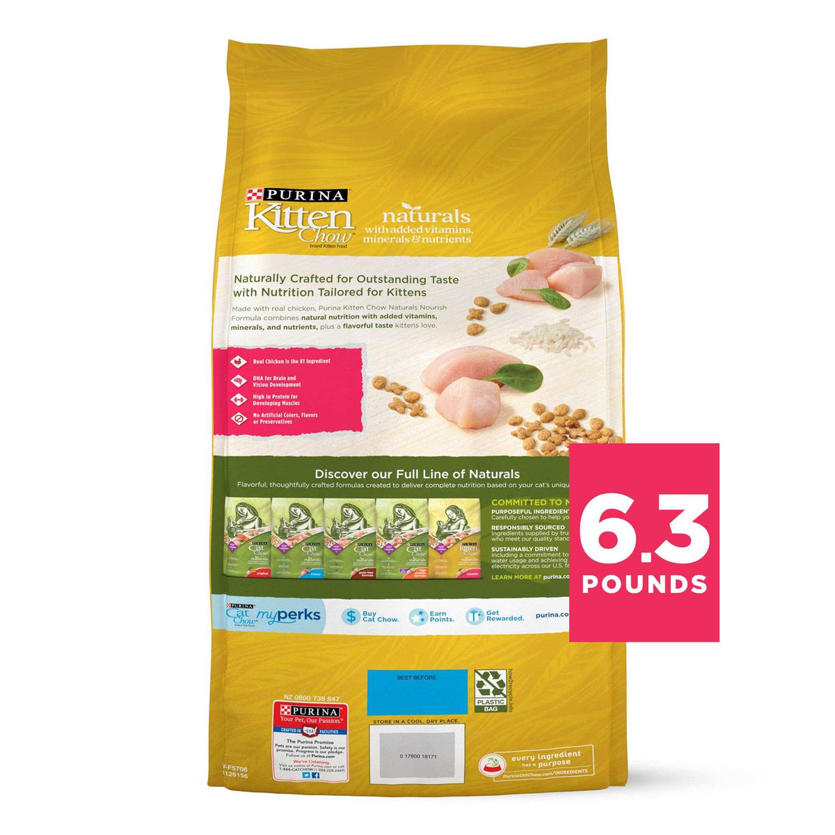 Kitten Chow Naturals Cat Dry Food J816282