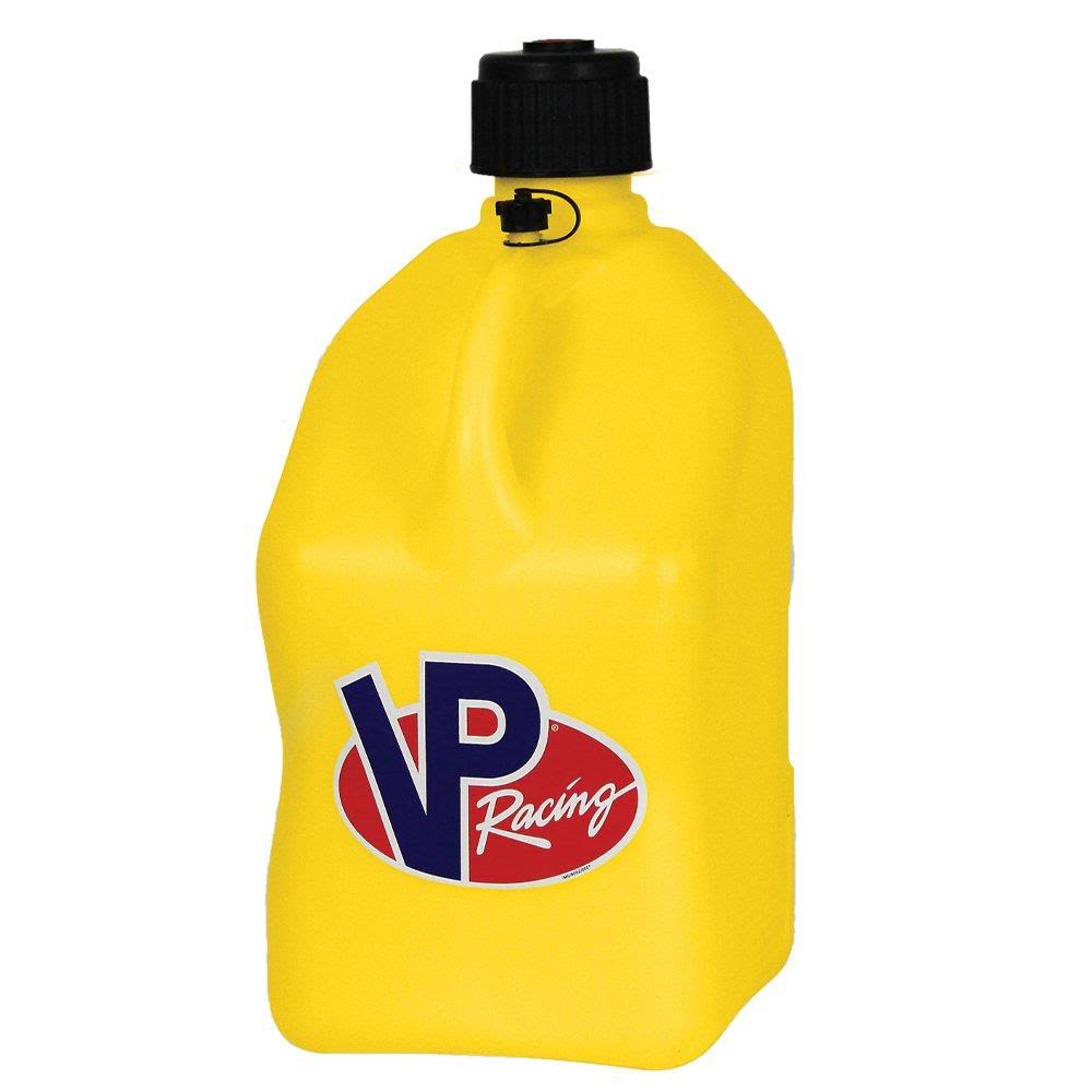 5 Gallon Racing Fuel Utility Jug Gas Can, Yellow (4 Pack) I750