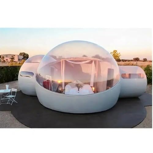 Inflatable Bubble Tent Dome Tunnel Camping Outdoor Big 16.5ft Diameter 8ft Rooms C728005