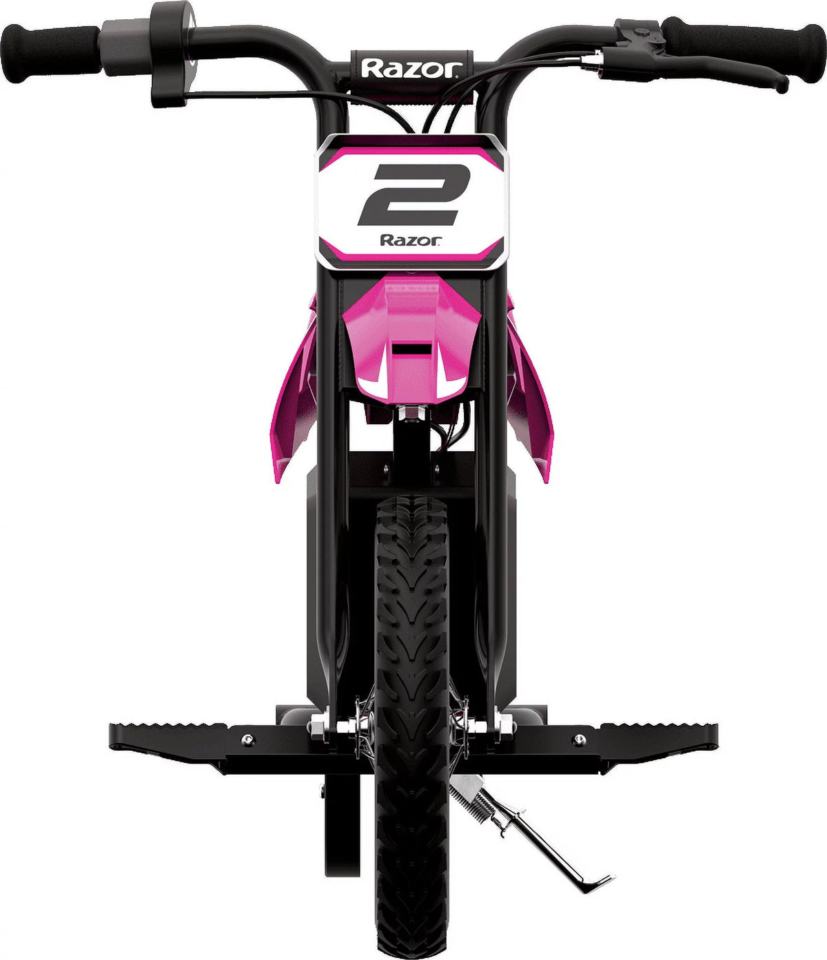 Black Electric-Powered Dirt Bike F85571