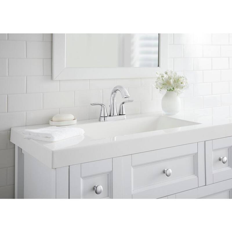 2-Handle Centerset Bathroom Faucet in Chrome L6467
