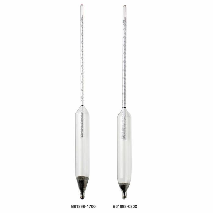 Specific Gravity Hydrometer 1.000/1.050 W585