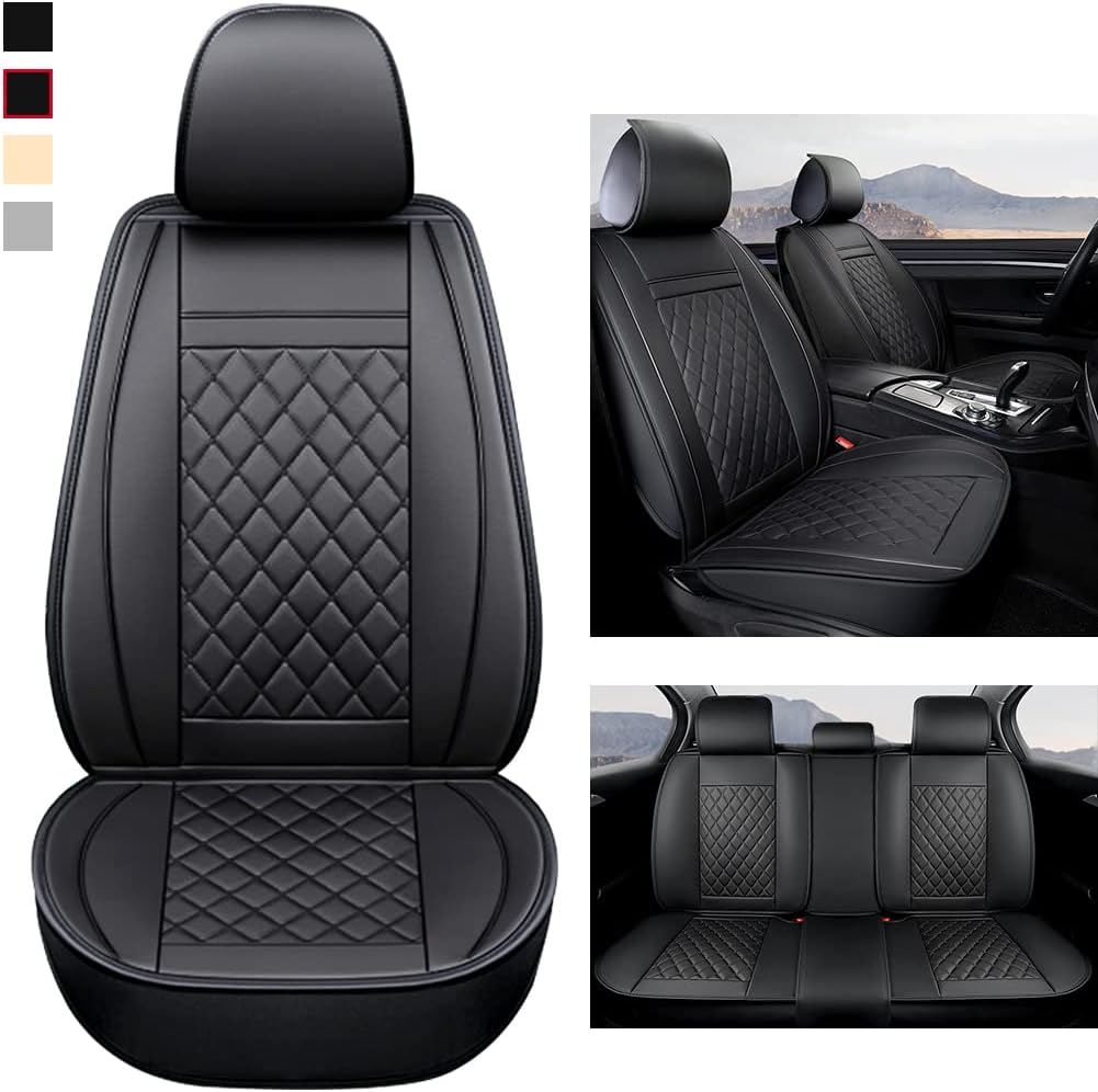 Gray Rear Bench Car Seat Cover E77665