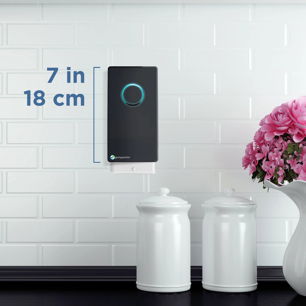 Black Pluggable UV-C Air Sanitizer & Deodorizer L70551