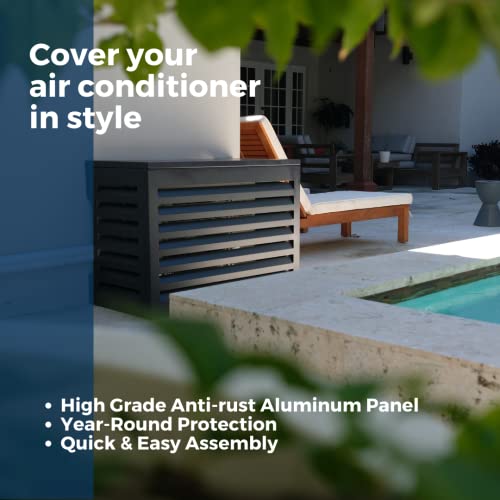 Aluminum Mini Split AC Cover for Outside Units V402