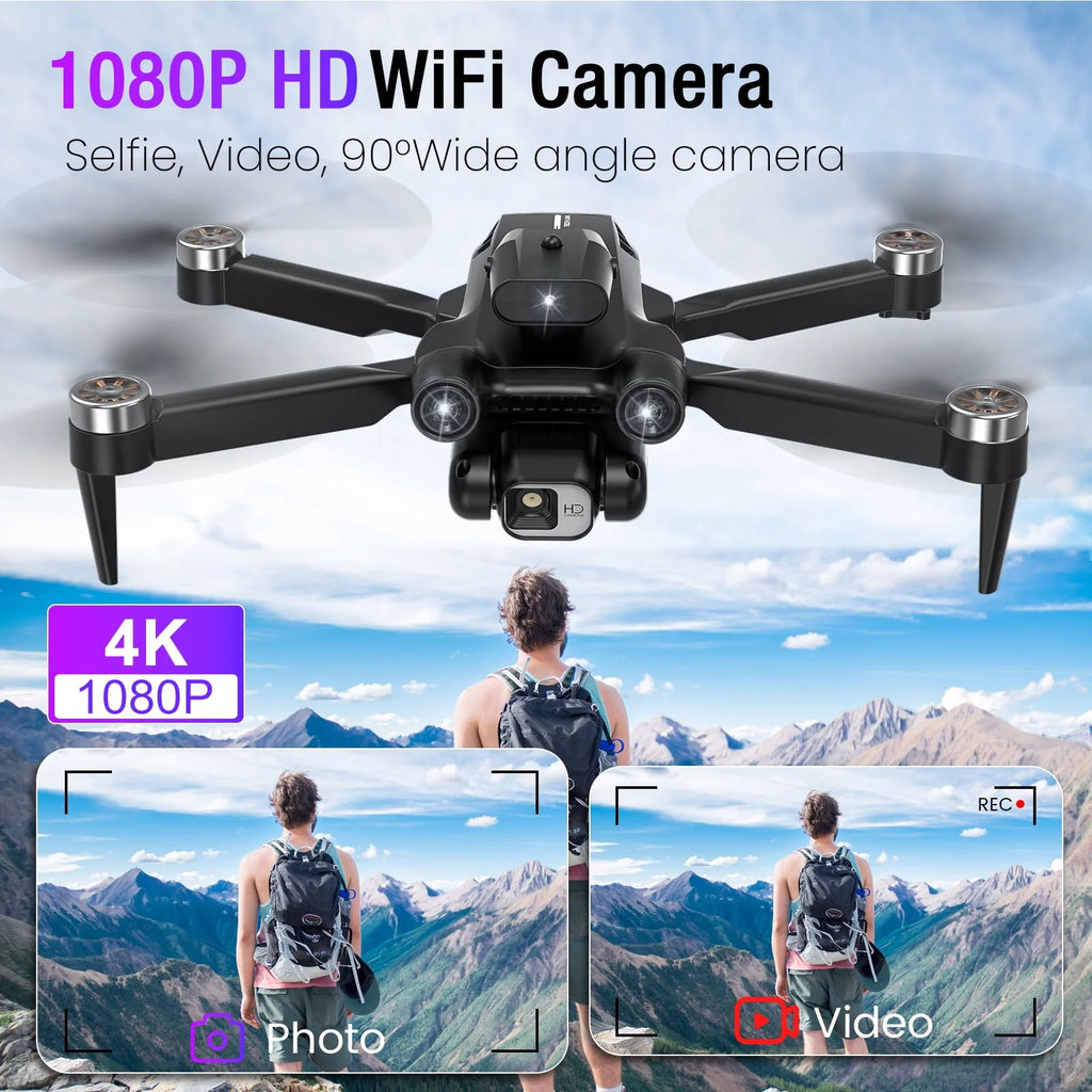 4K Camera Foldable Black Drone D982933