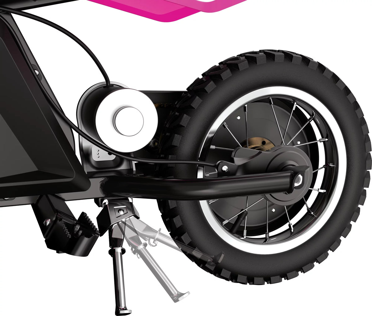 Black Electric-Powered Dirt Bike F85571