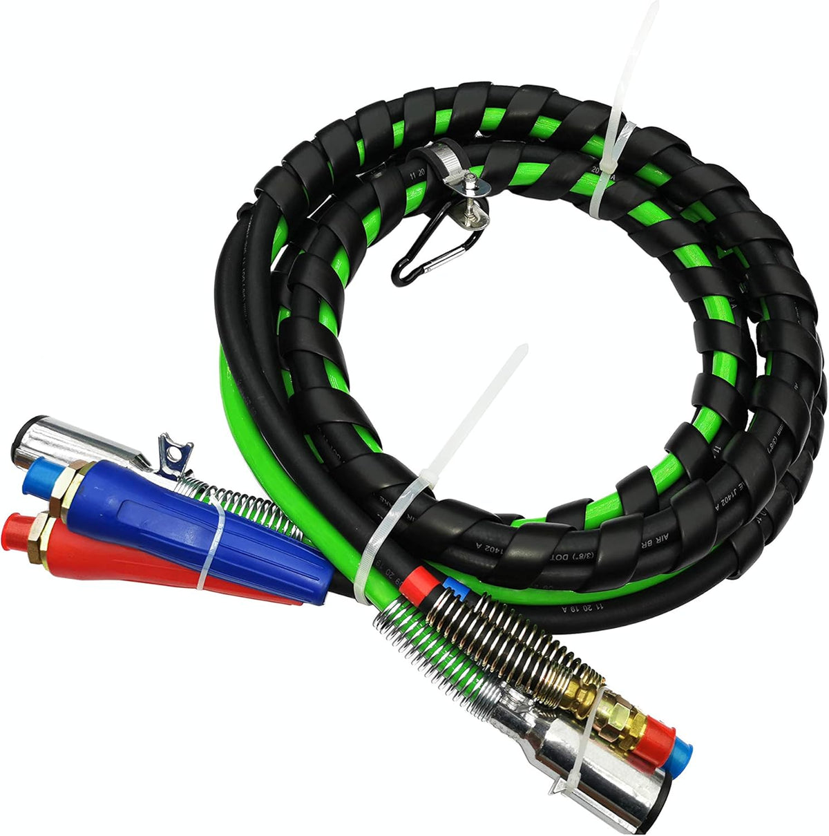 12 Ft. 3-in-1 Wrap Set ABS Electrical and Rubber Air Line Hose Assemblies F905475