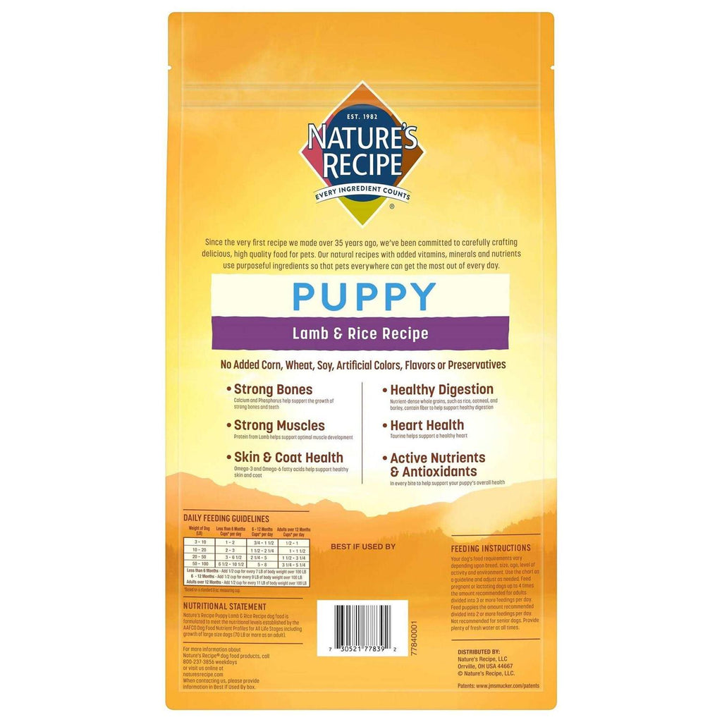 Puppy Dry Dog Food Lamb & Rice Y435549