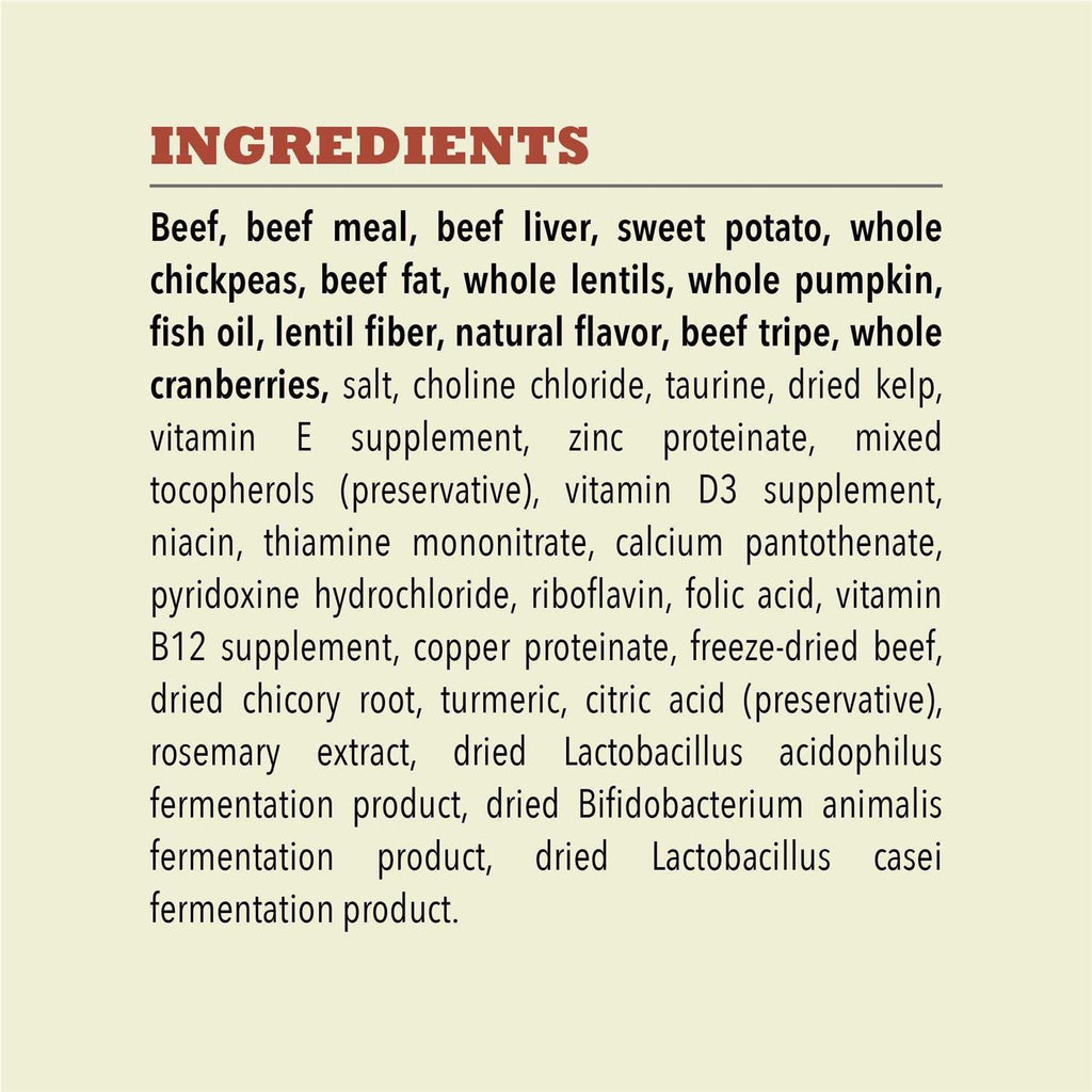 Beef & Pumpkin Dry Dog Food J89965
